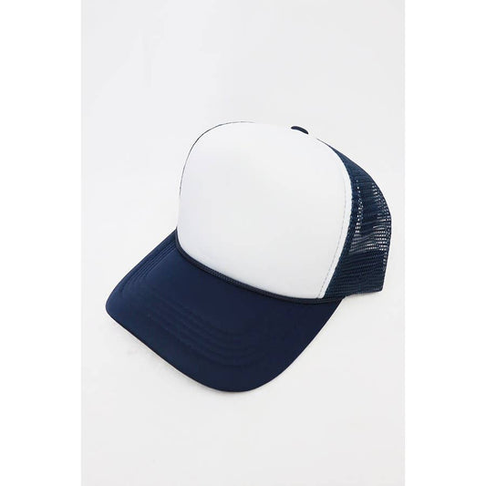 Classic Foam Dark Shades Trucker Hat: NAVY / ONE