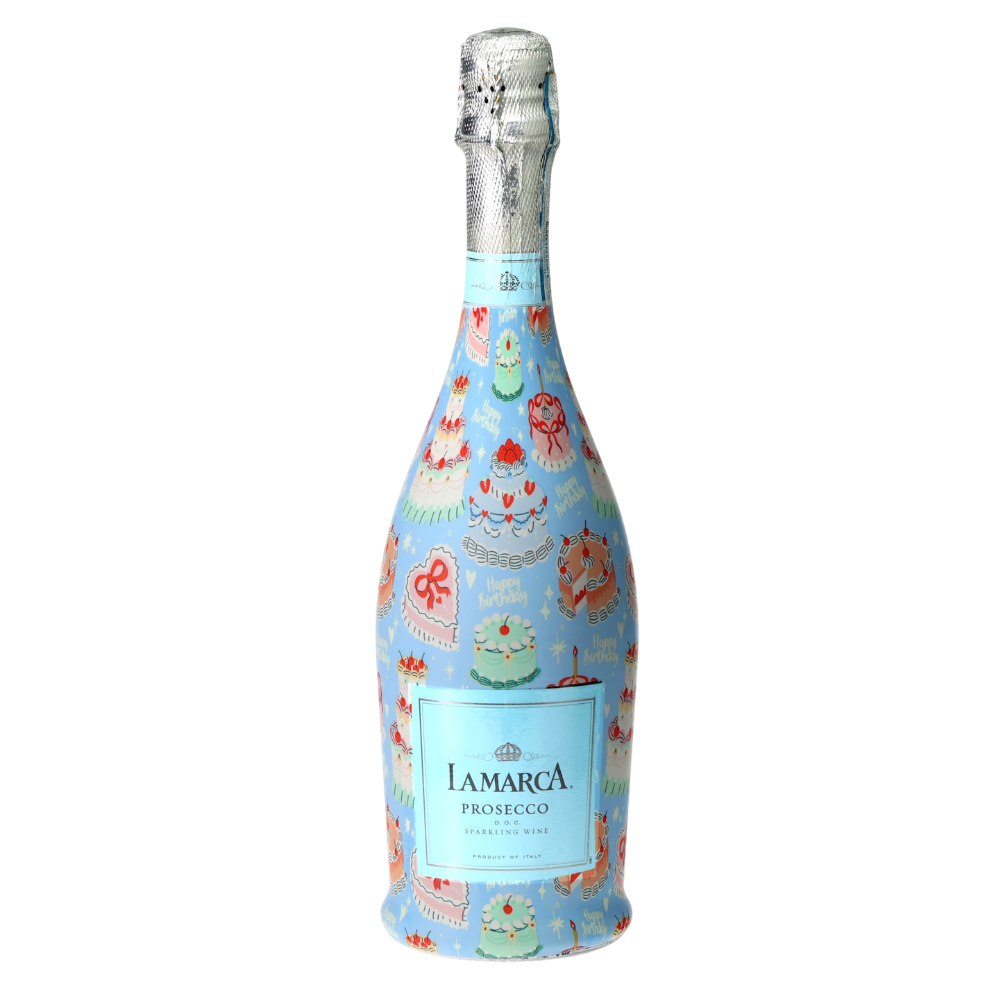 Birthday Patisserie Prosecco Bottle Wrap