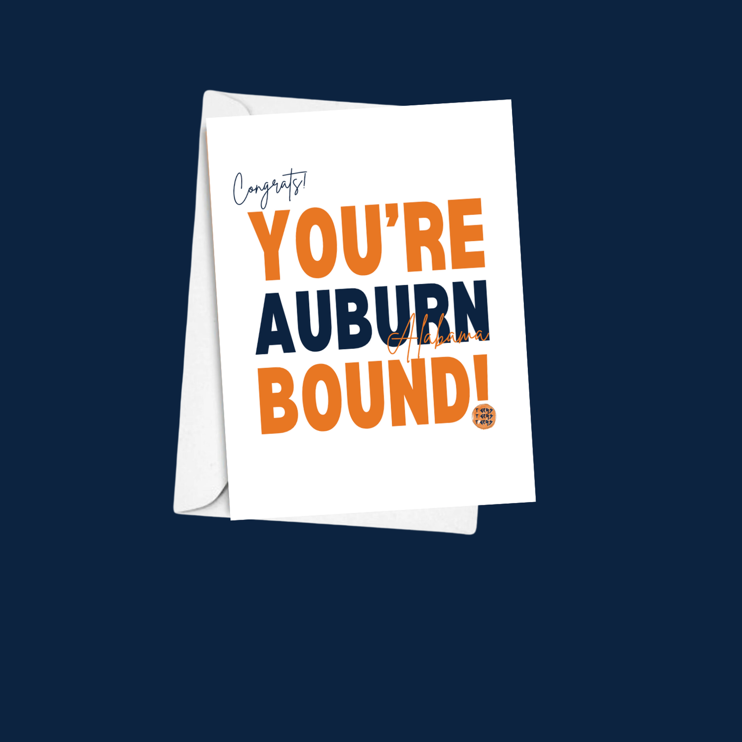 Congratulations Auburn Alabama Greeting Card