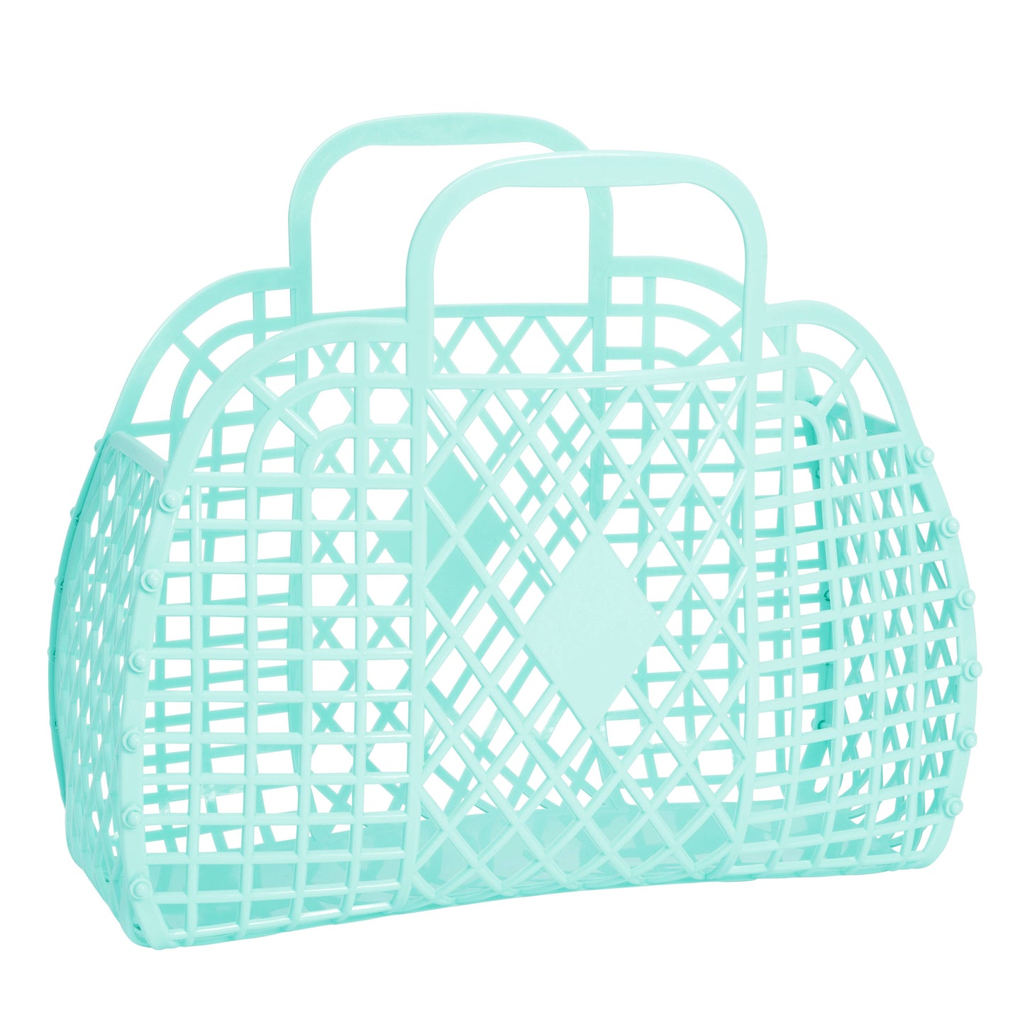 Retro Basket Jelly Bag - Large: Blue