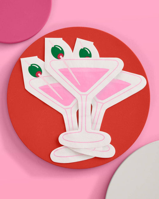 Dirty Martini Napkins - 25 Cocktail Party Napkins | Bday
