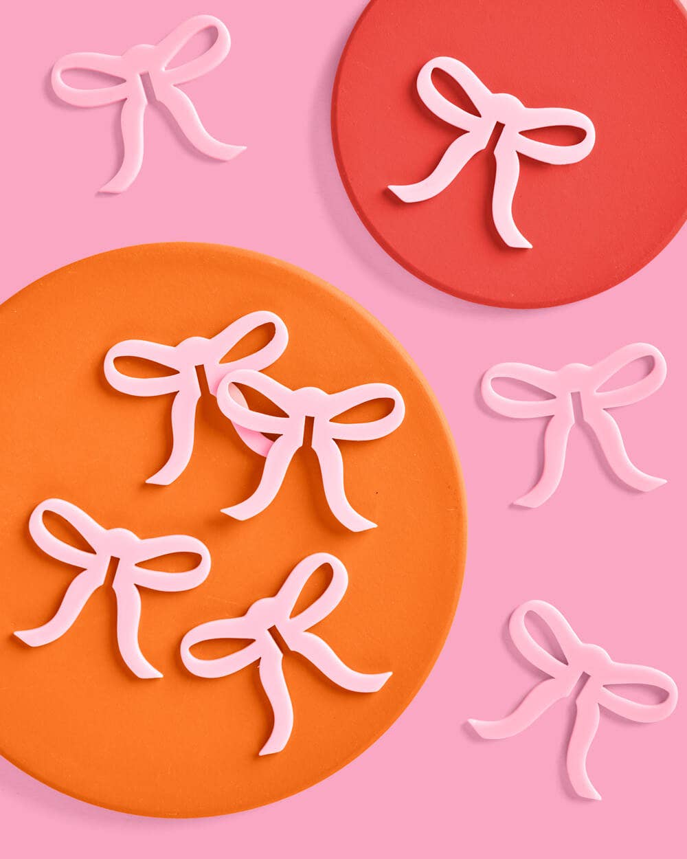 Pink Bow Drink Markers – 8 Count | Bachelorette Party