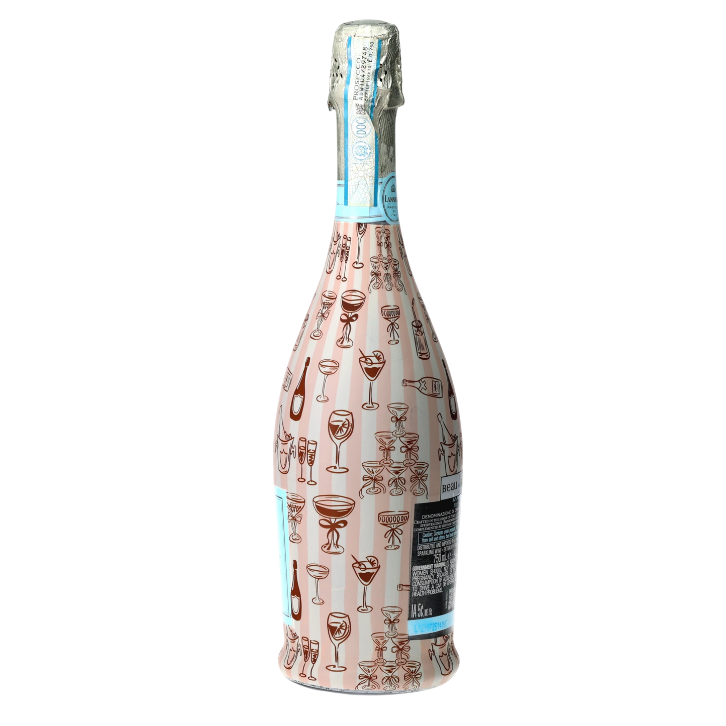 Toast & Bubbles Prosecco Bottle Wrap
