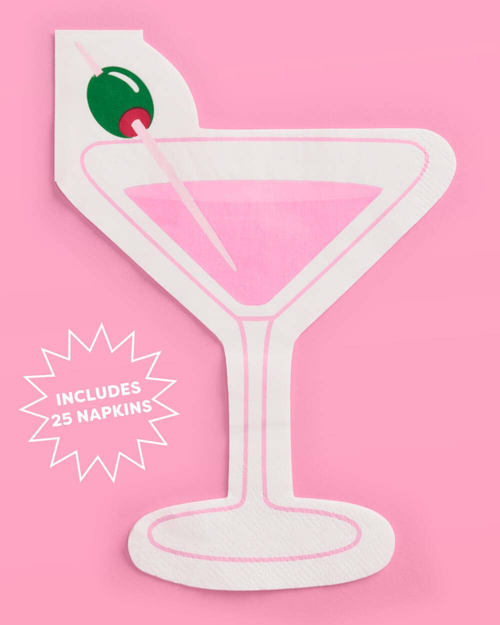 Dirty Martini Napkins - 25 Cocktail Party Napkins | Bday