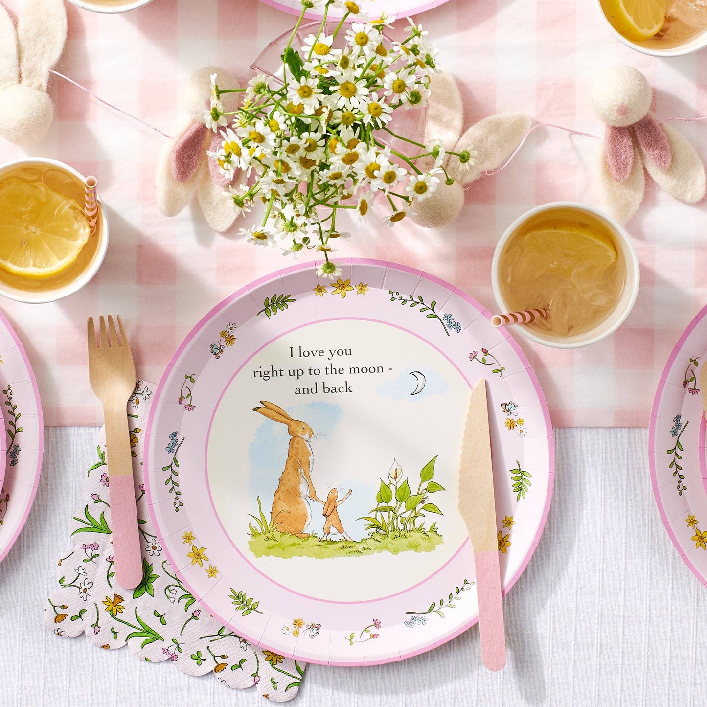 Guess How Much I Love You Pink Large Plates (10 Per Pack)