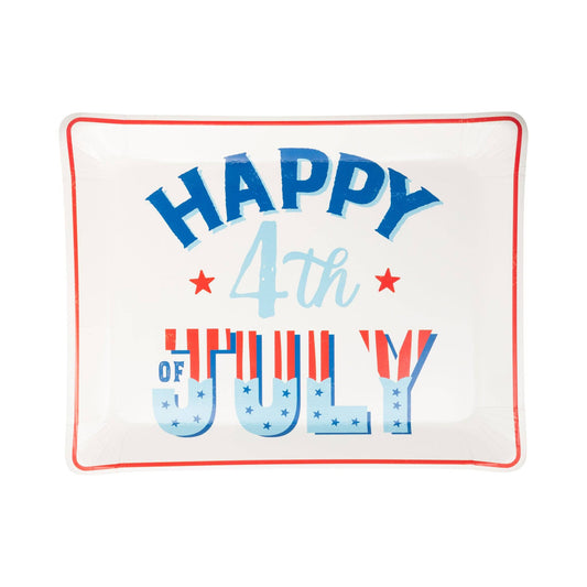 PLPL1086 - Happy Fourth Plate (8 ct)