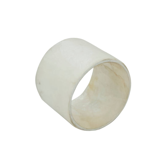 Capiz Napkin Ring: Ivory