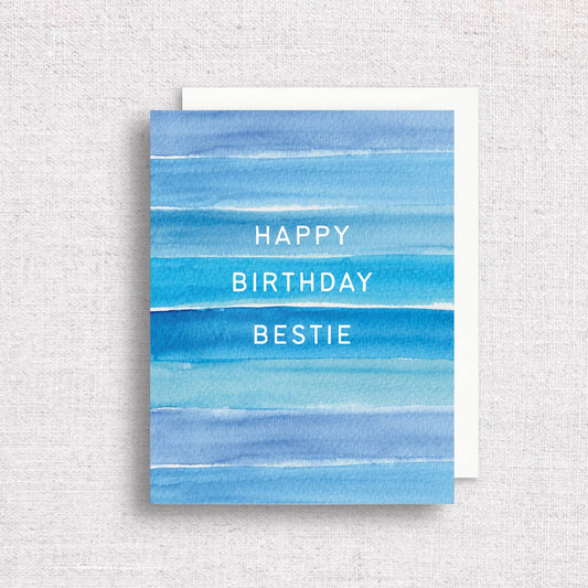 Happy Birthday Greeting Card | Bestie Birthday Greeting Card