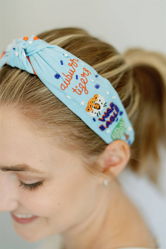 Auburn University Beaded Headband