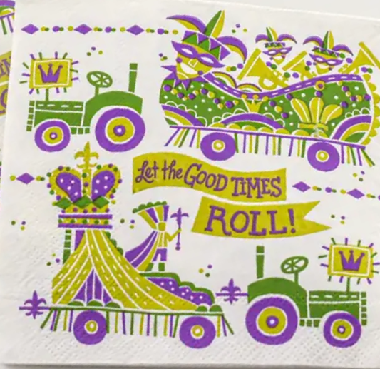 Cocktail Napkin - Let the Good Times Roll