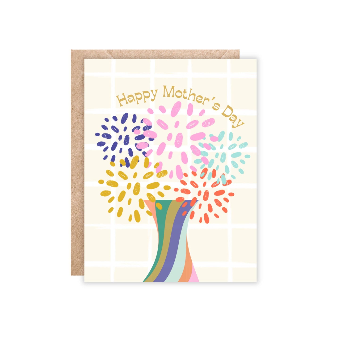 Floral Vase Mother's Day Card