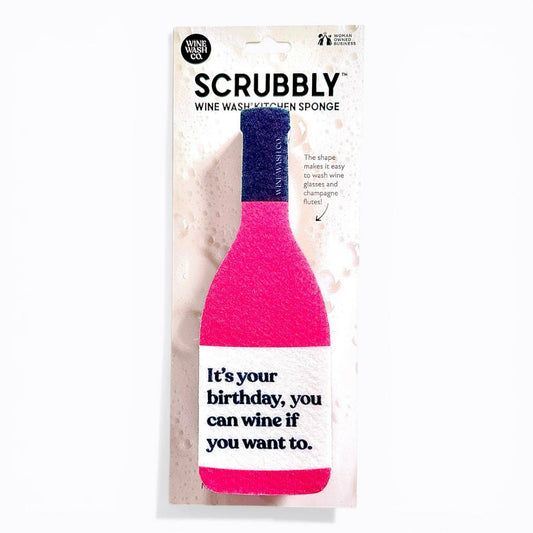 Scrubbly™ Sponge - Birthday Pink