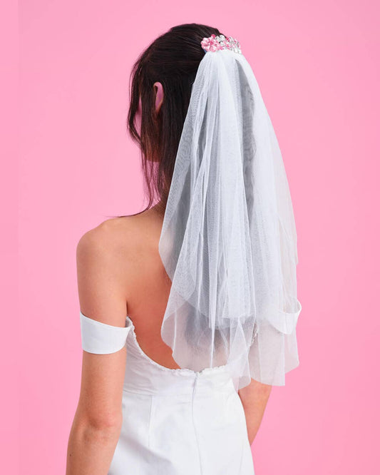 Bride Veil, Bachelorette Party Decor, Bridal Shower Gift
