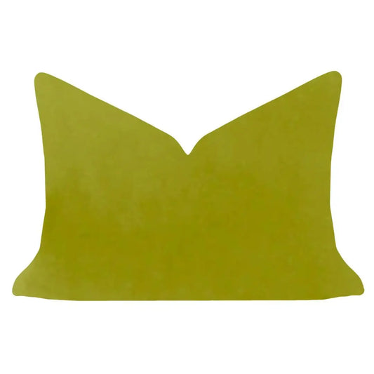 Laura Park Green 14x20 Solid Velvet Pillow