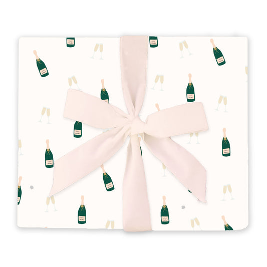 Champagne Wrapping Paper Continuous Roll