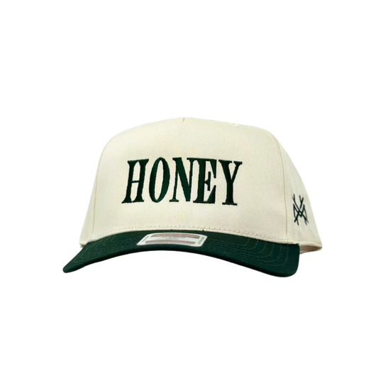 MHC HONEY Trucker Hat: Otto Dark Green/ Natural