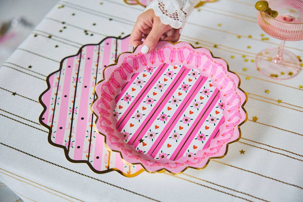 Boot Scoot Blooms Dinner Plate Set