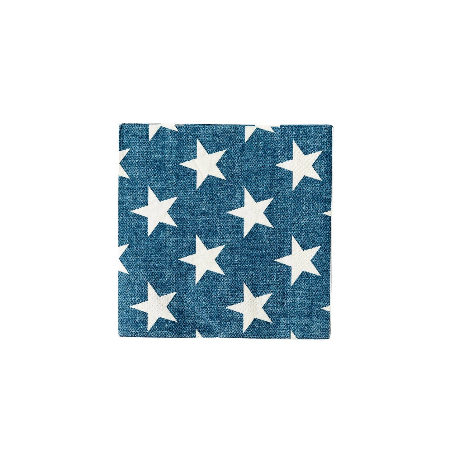HAM934 - Navy Star Cocktail Napkin