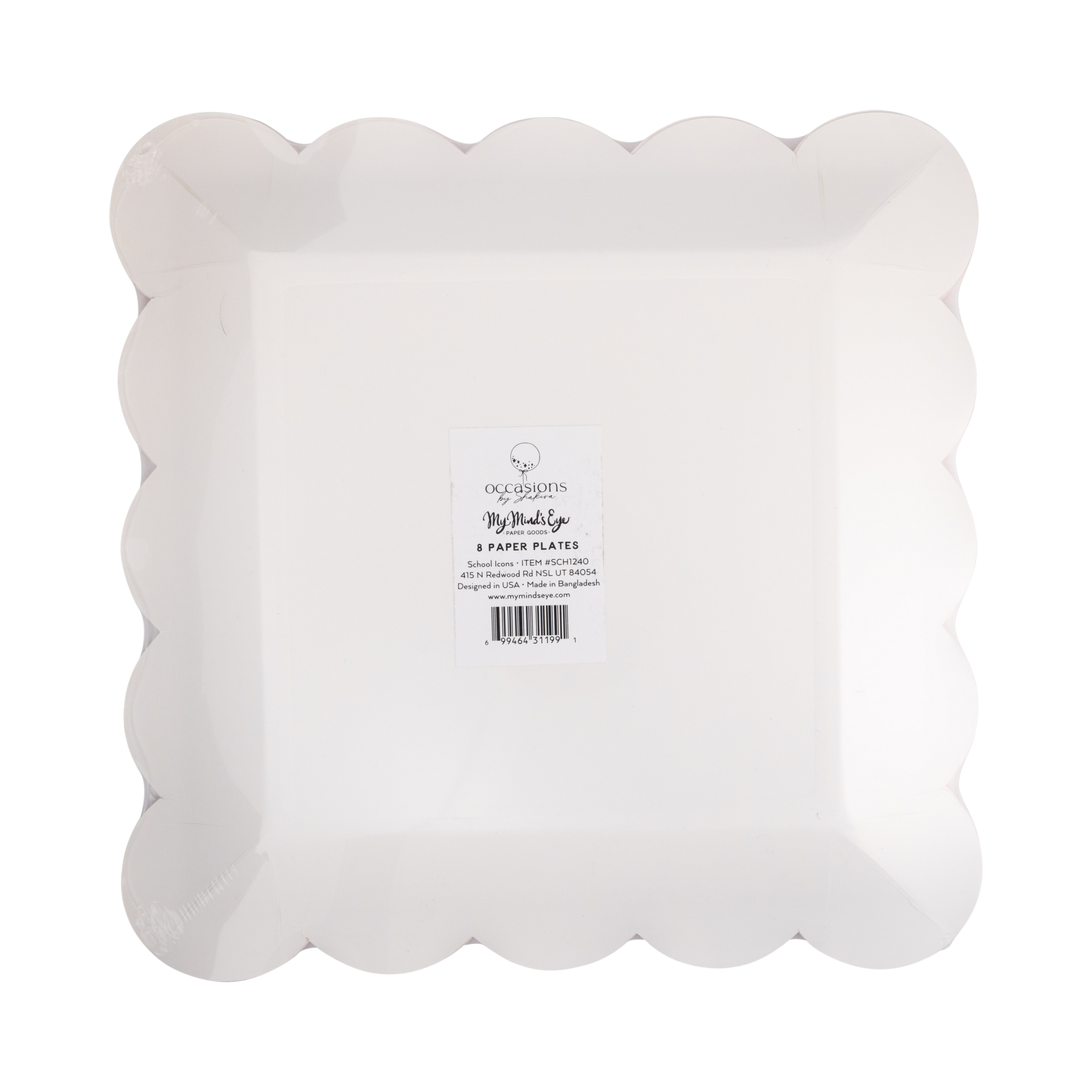 SCH1240 - Occasions School Icons Plate