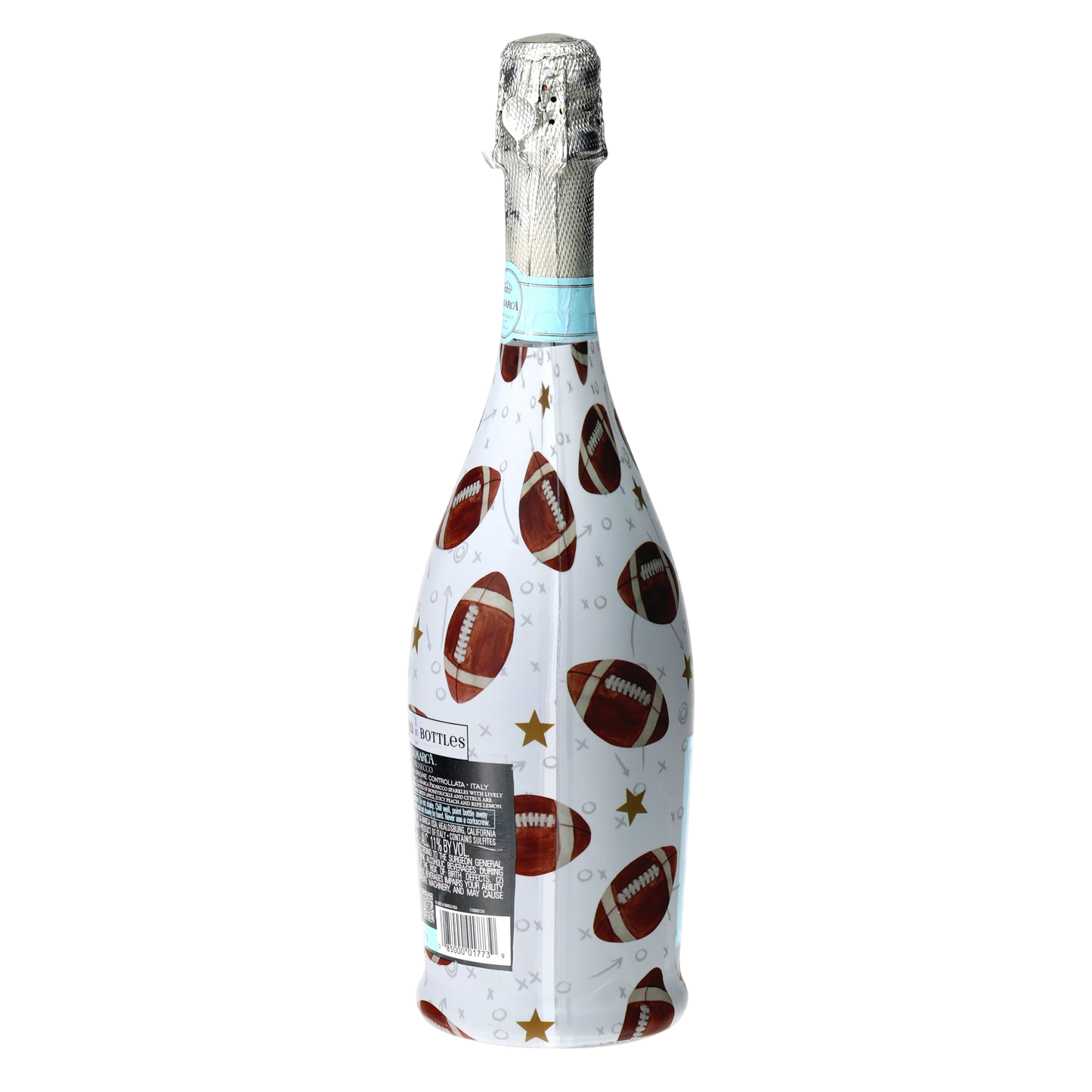 Football Prosecco Bottle Wrap