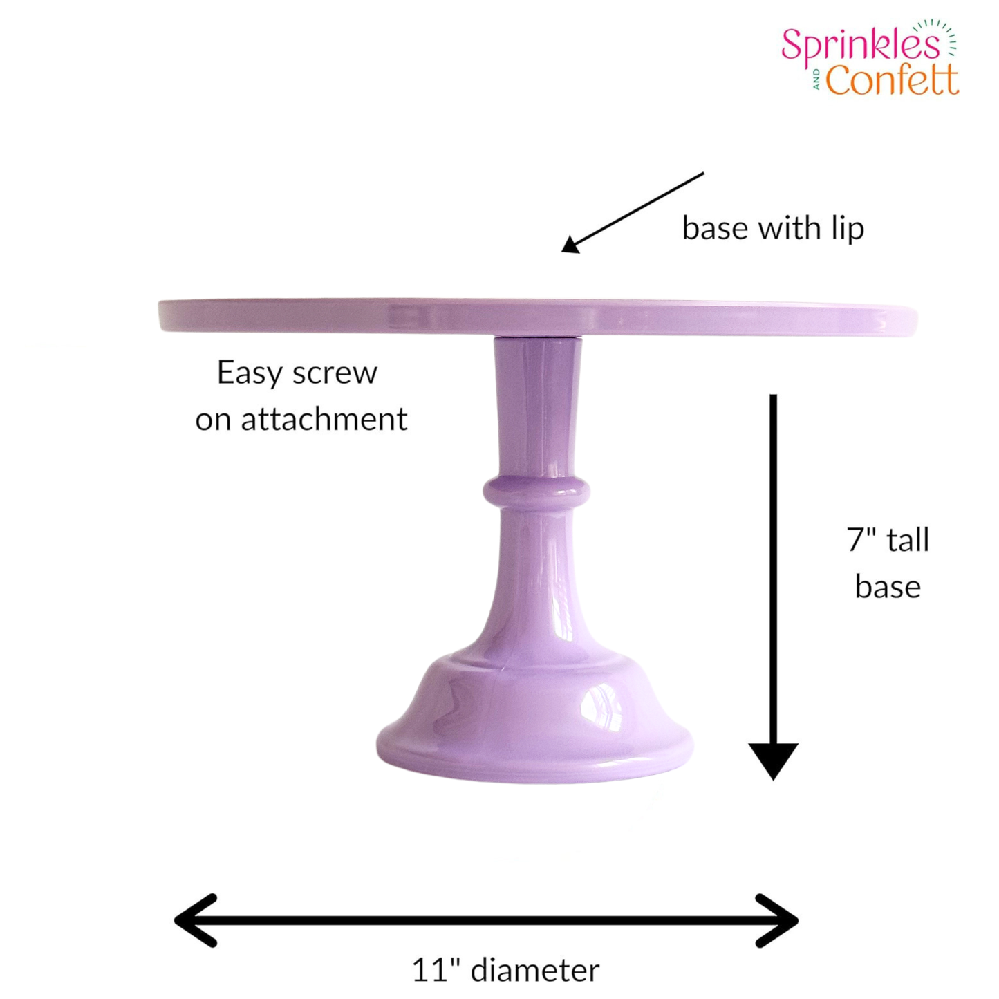 Light Purple Pedestal Cake Stand | Cupcake Display |