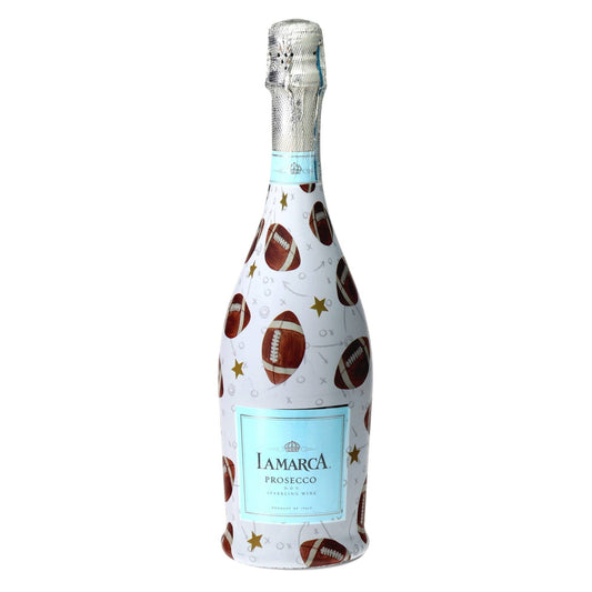 Football Prosecco Bottle Wrap