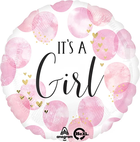 It’s A Girl 18 Inch Foil