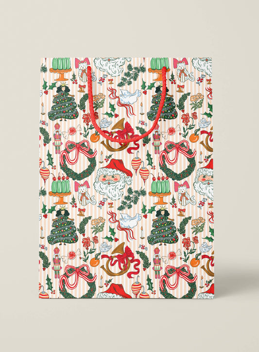 Nostalgic Christmas Medium Paper Gift Bag