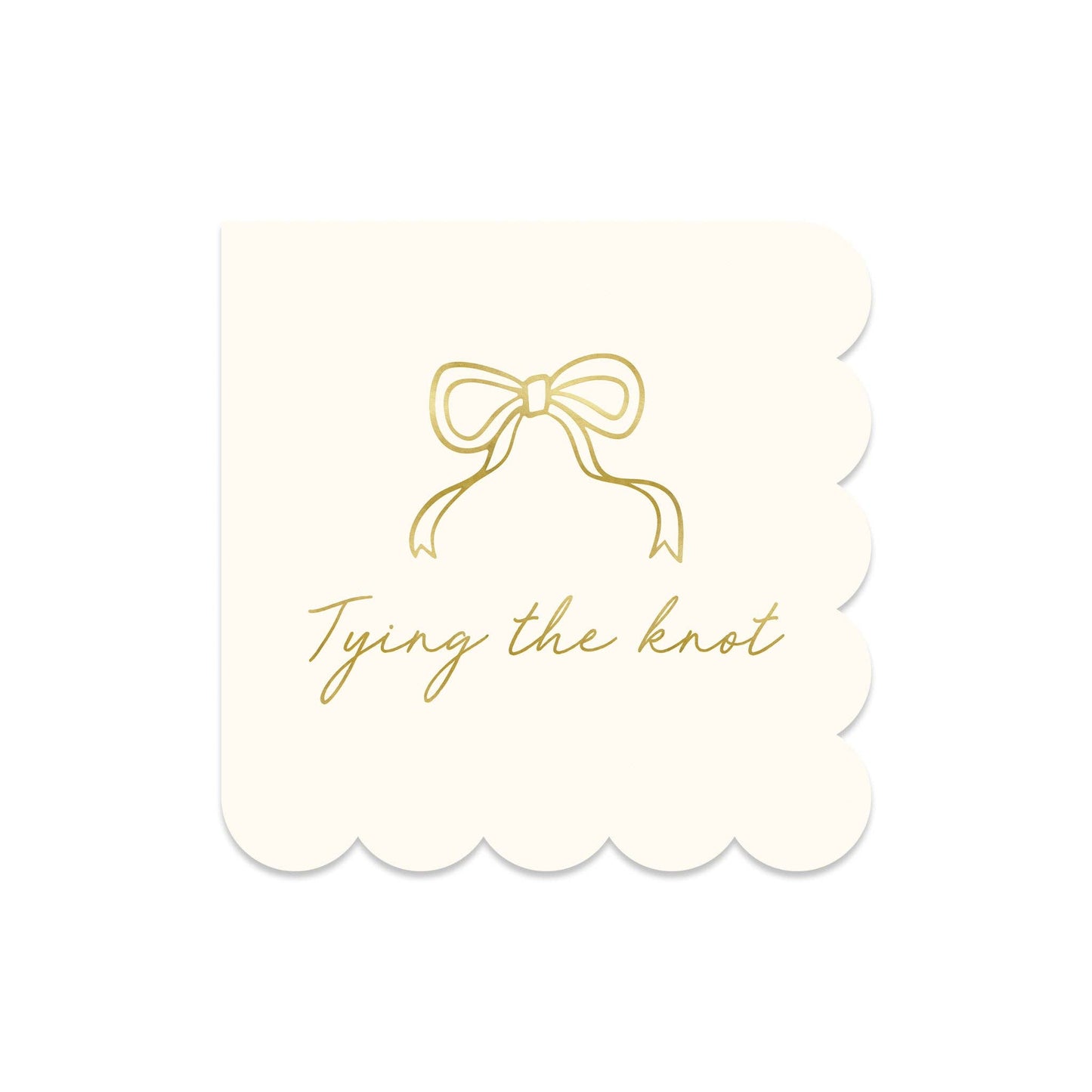 PLNP1541 - Tying the Knot Cocktail Napkin