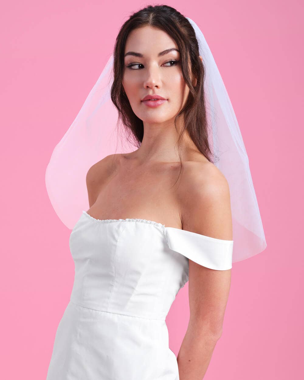 Bride To Be Embroidered Veil | White Bridal Shower, Bach