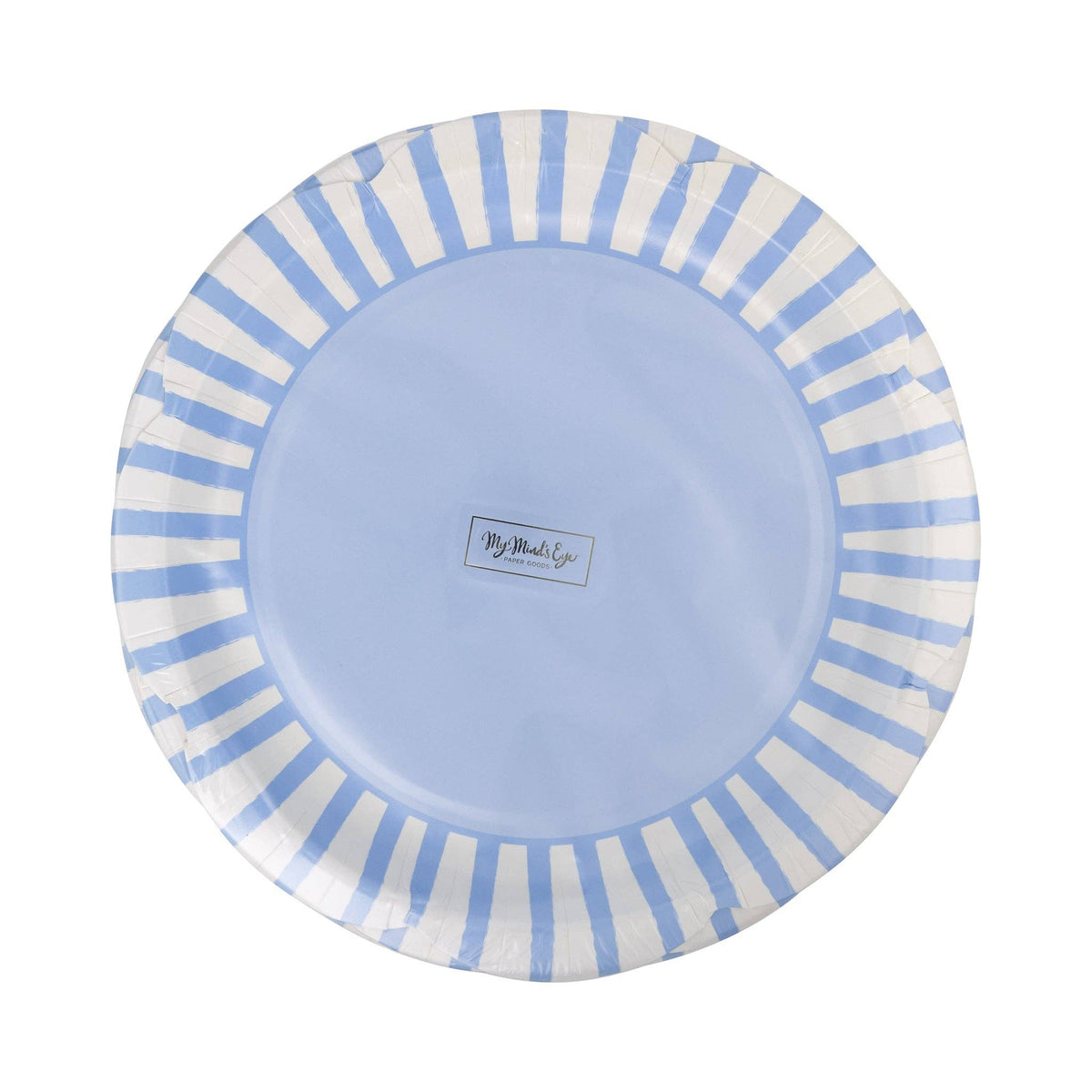 PAR1113 - Blue Striped 9" Scallops