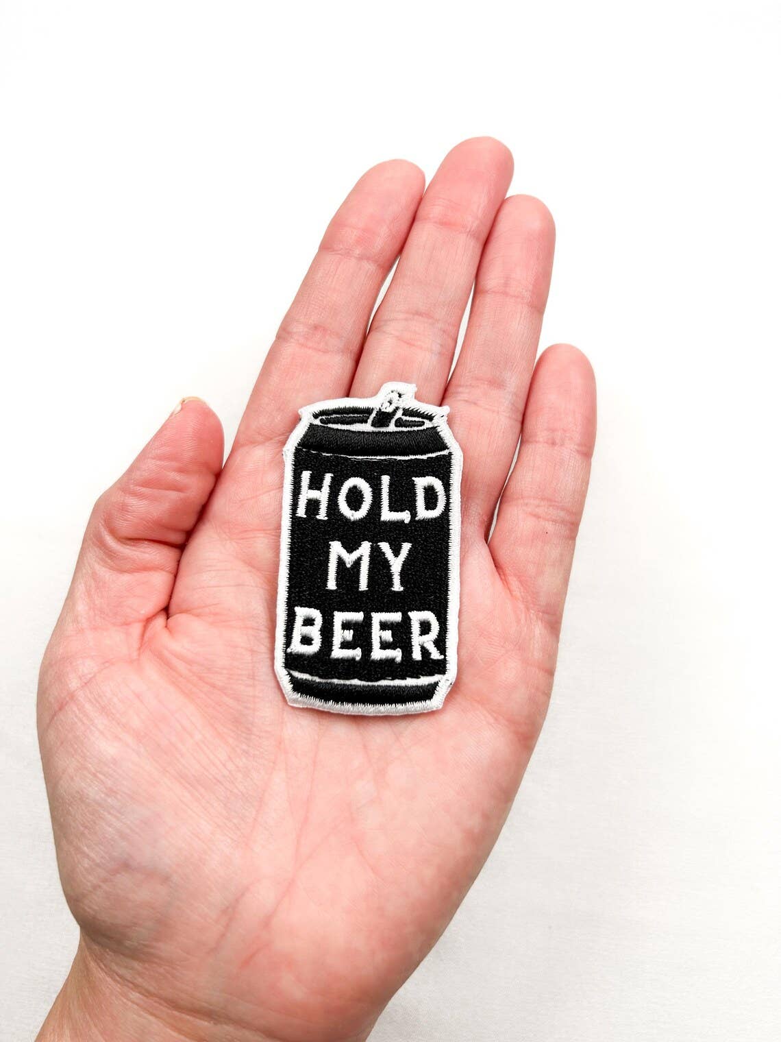 Hold My Beer Patch Embroidered Iron-On Patch Southern Outlaw