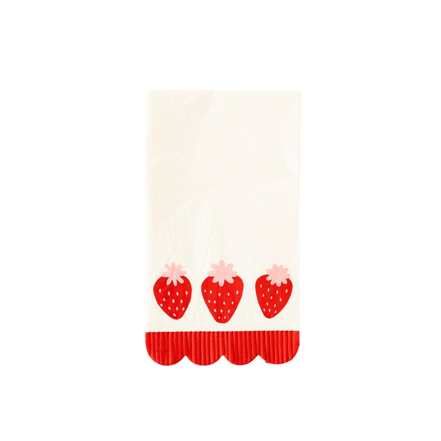 PLNP108 - Berry Fringe Scallop Guest Towel