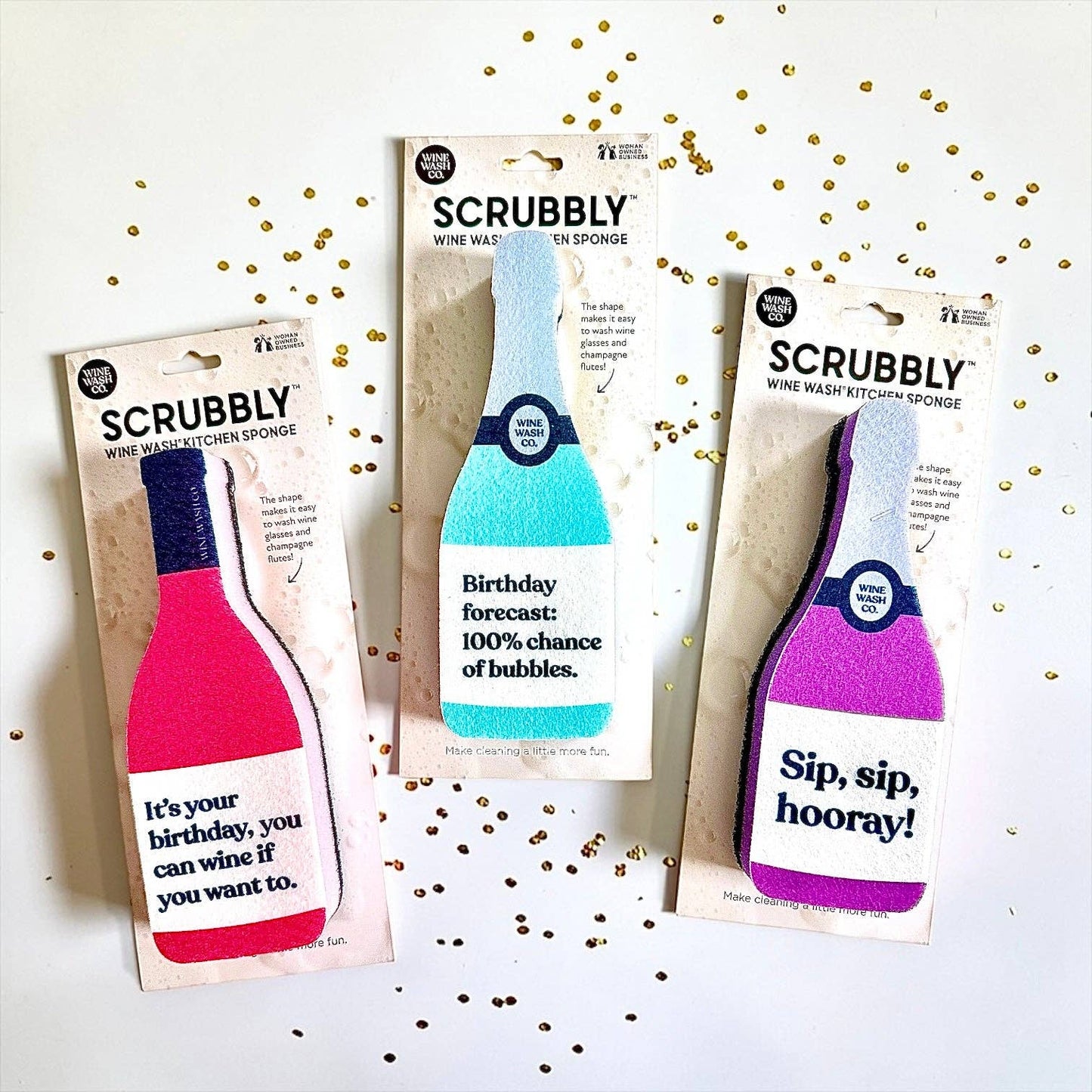 Scrubbly™ Sponge - Birthday Bubbles