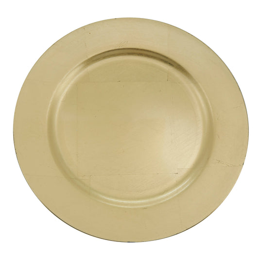 Classic Design Charger Plate: Gold / 13"