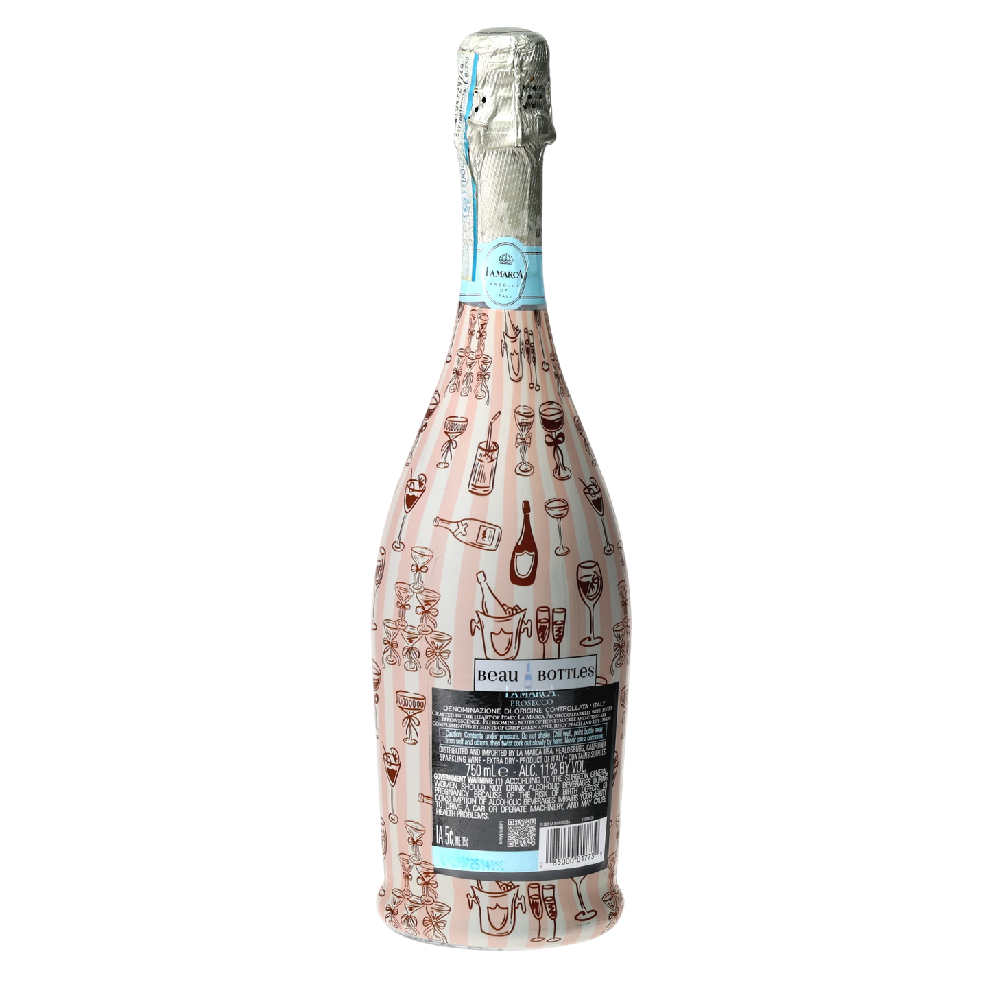 Toast & Bubbles Prosecco Bottle Wrap