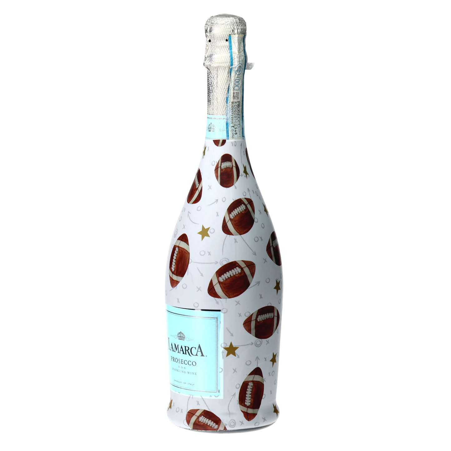 Football Prosecco Bottle Wrap