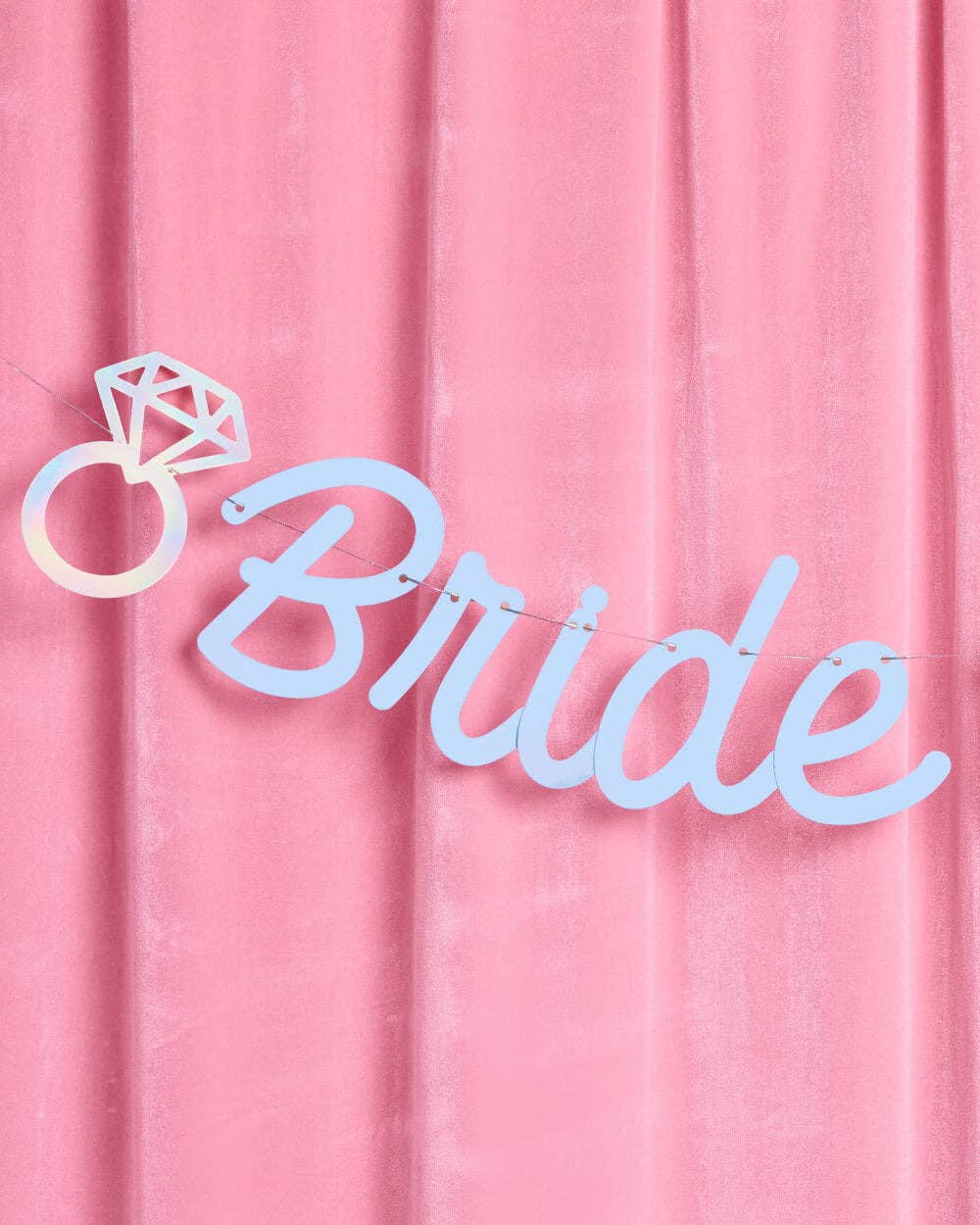 Bride to Be Banner | Blue Bridal Bachelorette Decor