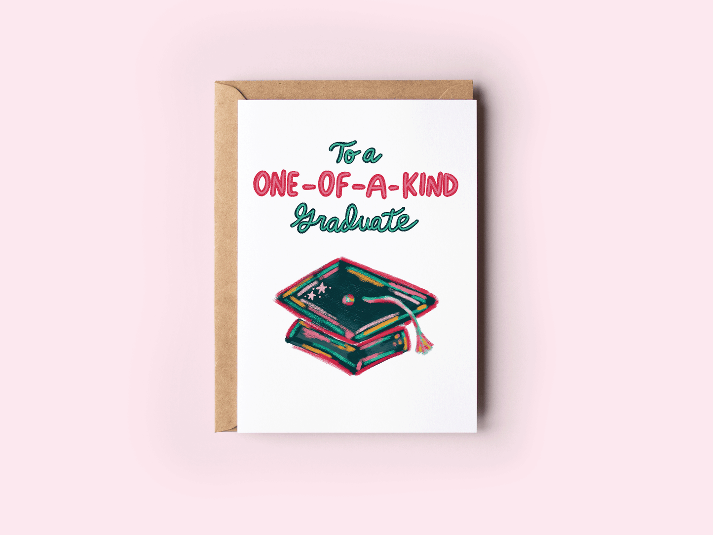 To A One-Of-A-Kind Graduate Graduation Cap Greeting Card