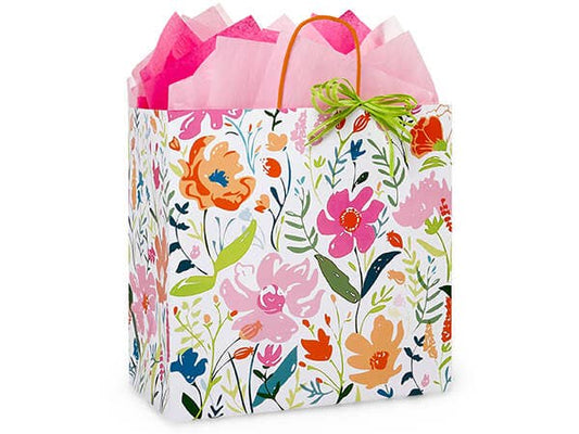 Wildflower Fields Paper Retail Gift Bag 13x7x13"
