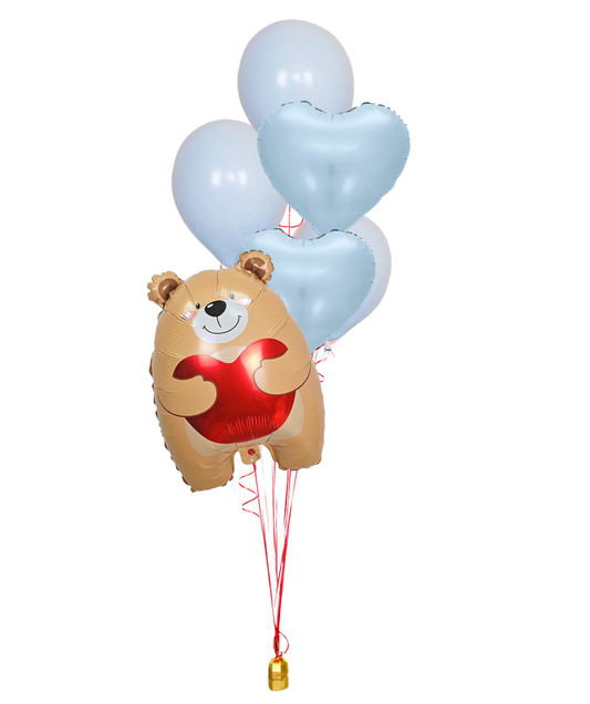 Blue Bear Foil and Latex Bundle