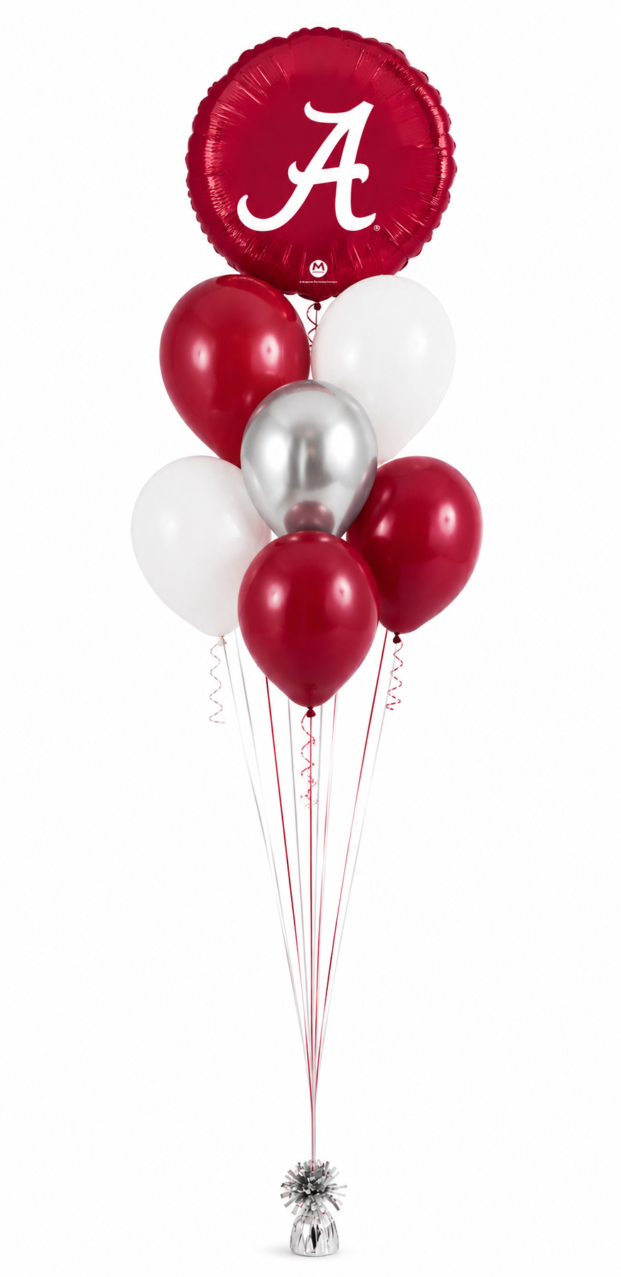 Alabama Football Balloon Bouquet