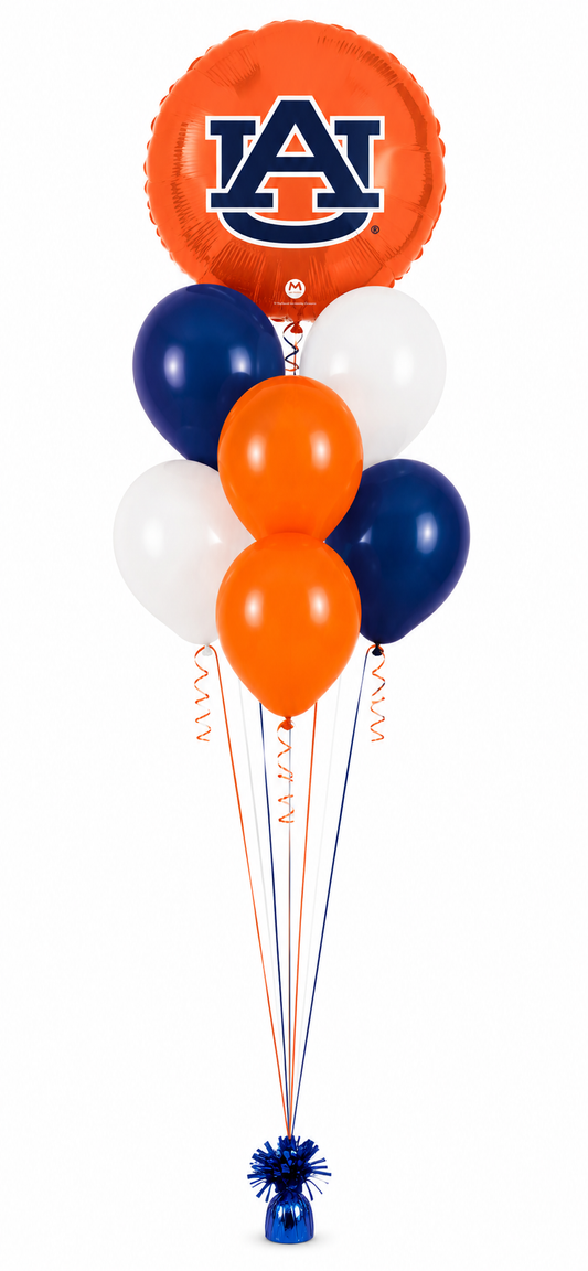 Auburn Football Balloon Bouquet