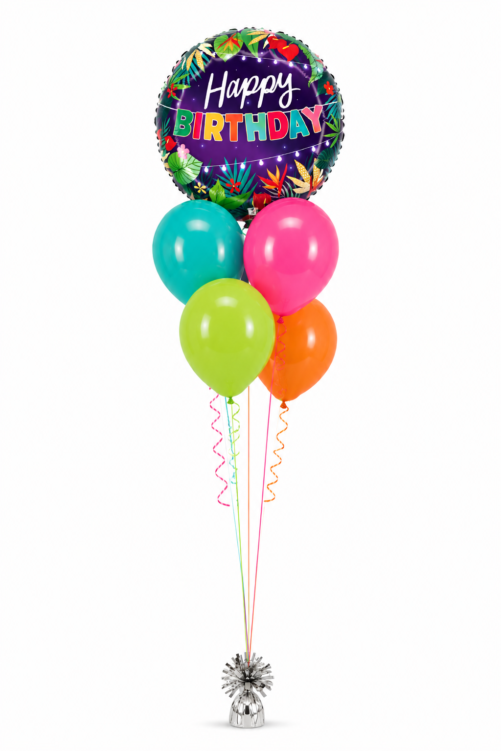 Small Luau Balloon Bouquet