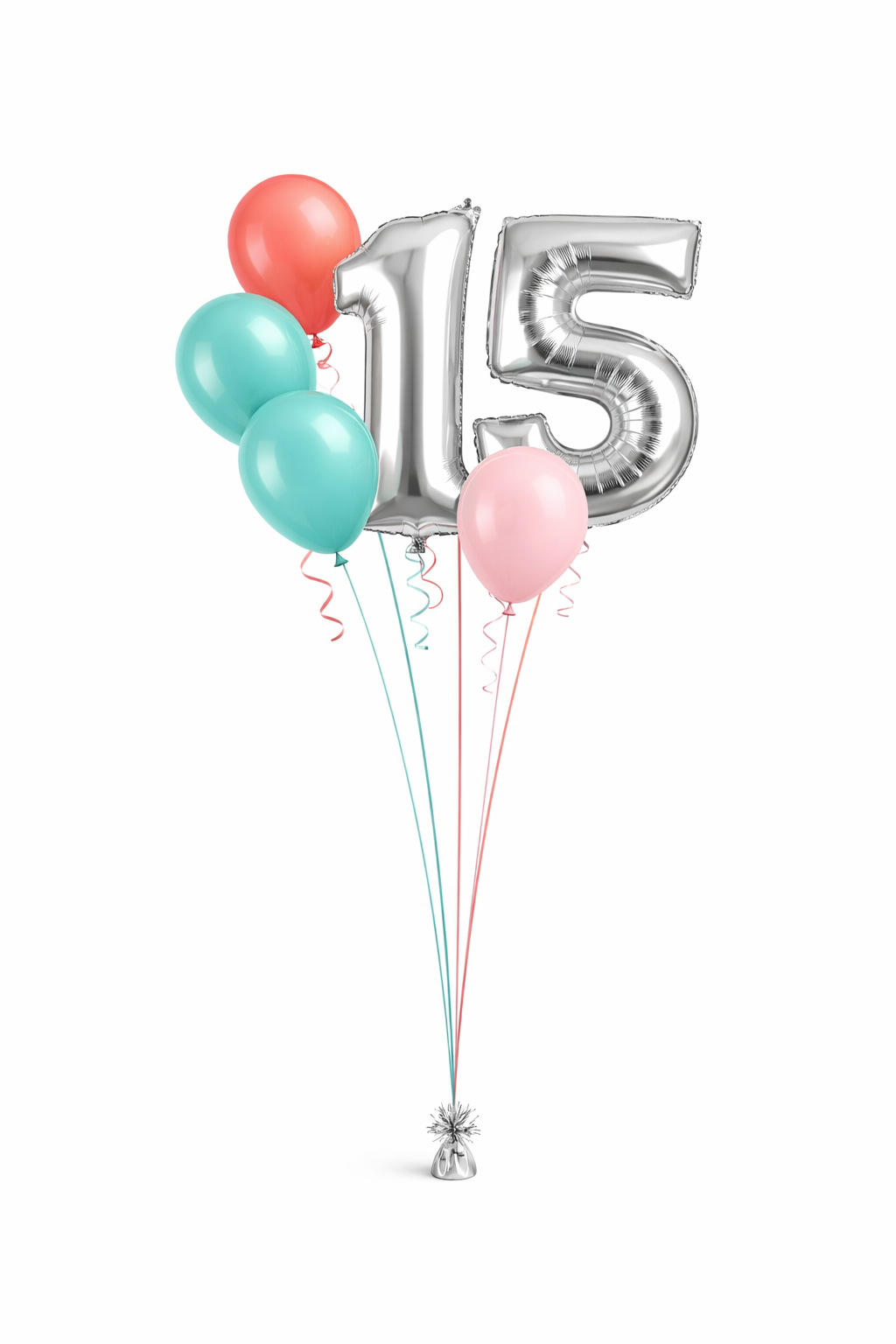 Double Number Balloon Bouquet