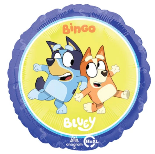 18 Inch Bingo Bluey Foil Balloon
