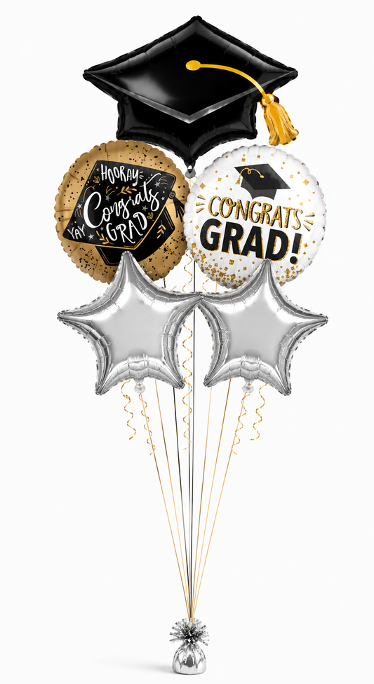 Graduation Foil Helium Bundle