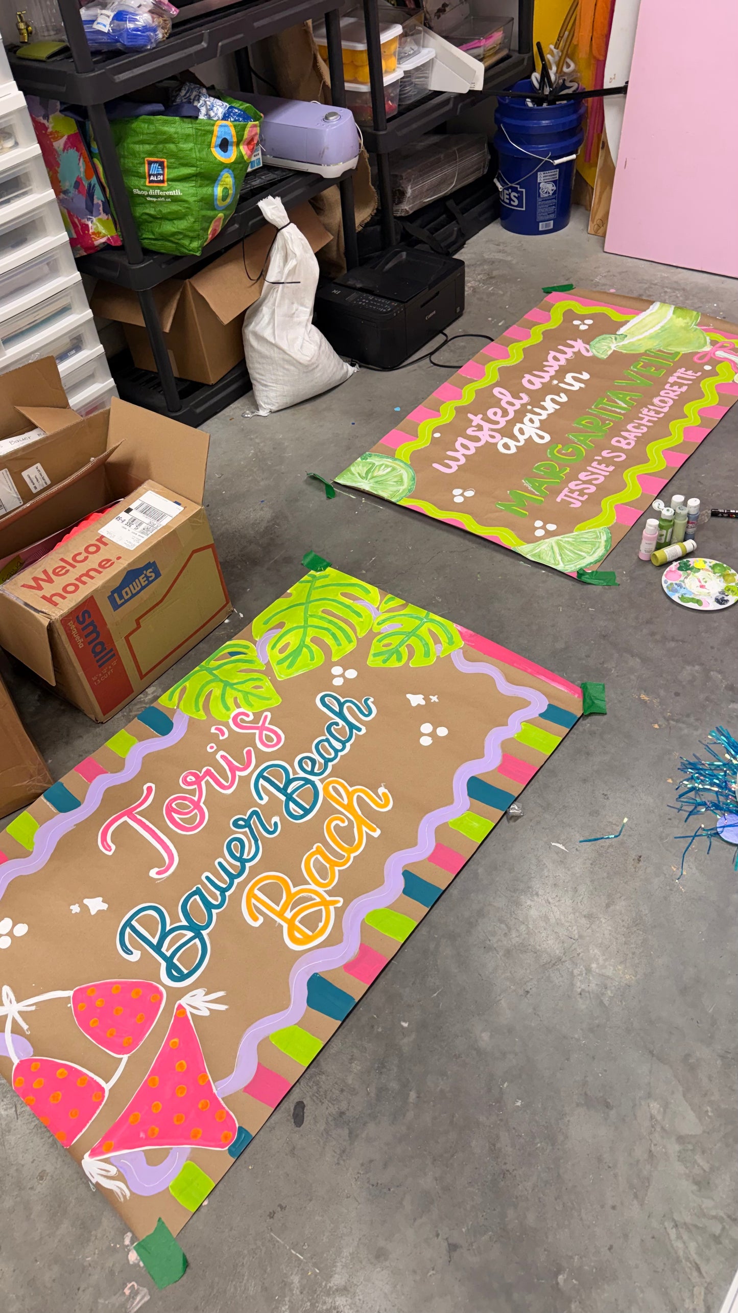 Detailed Custom Painted Banner