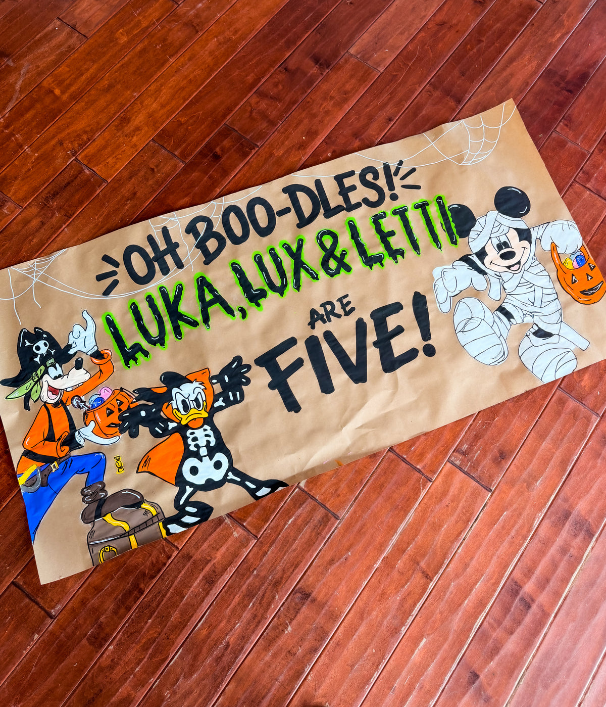 Detailed Custom Painted Banner