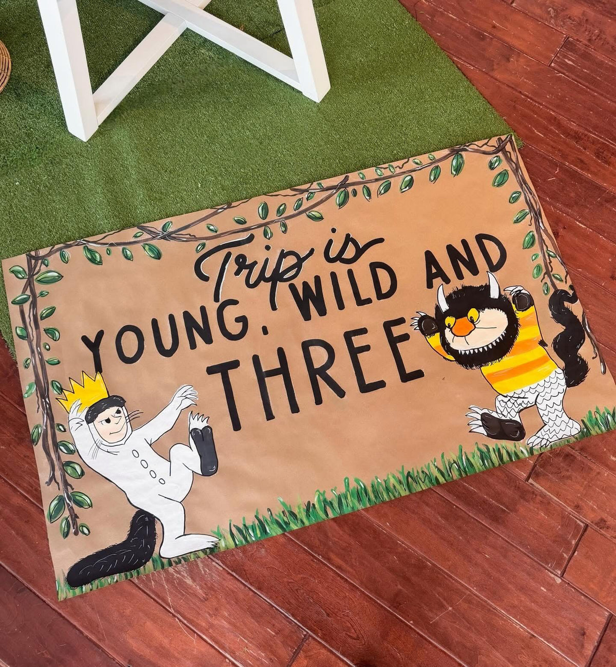 Detailed Custom Painted Banner